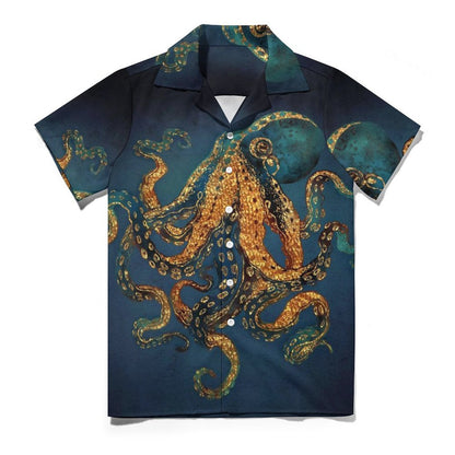 Men's Hawaiian Print Casual Shirt 2304108699