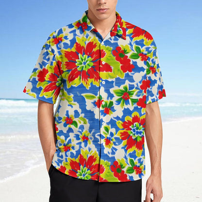 Men's Fashion Casual Printed Short Sleeve Shirts 2306101738