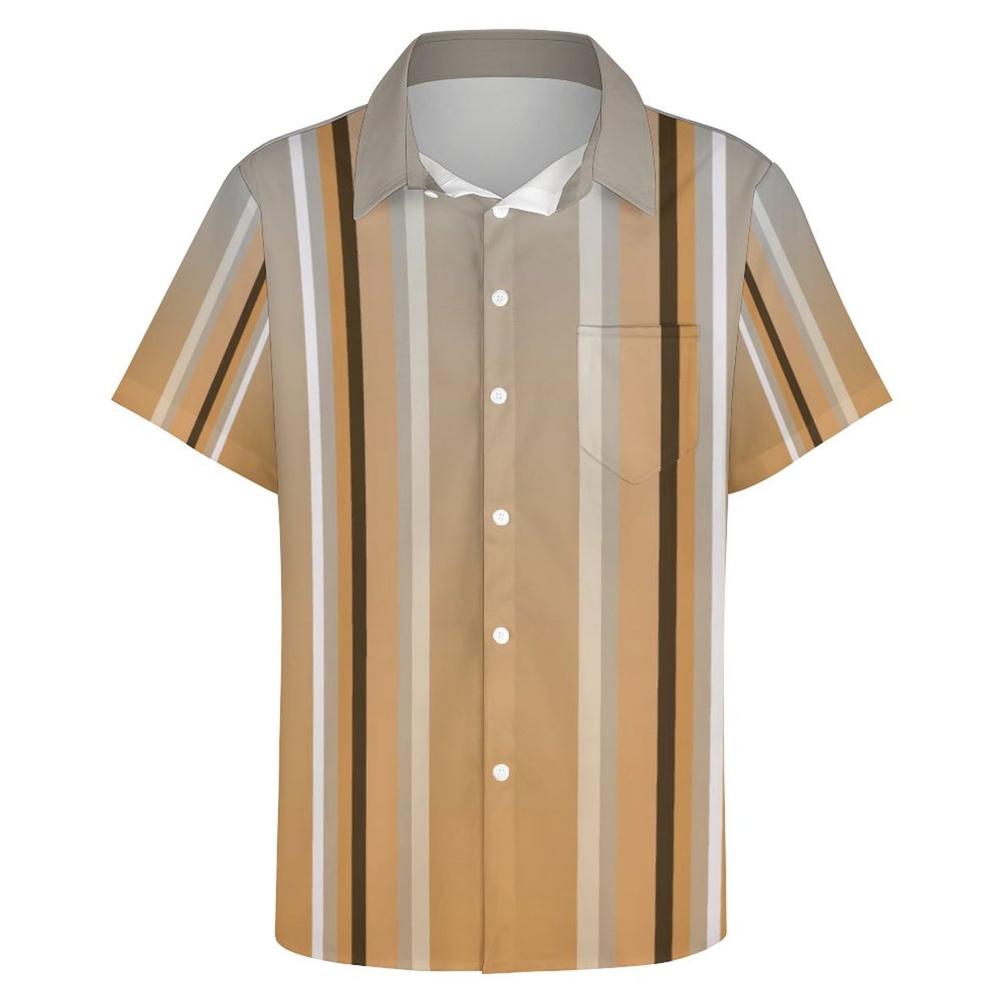 Men's Hawaiian Print Resort Shirt 2305100187