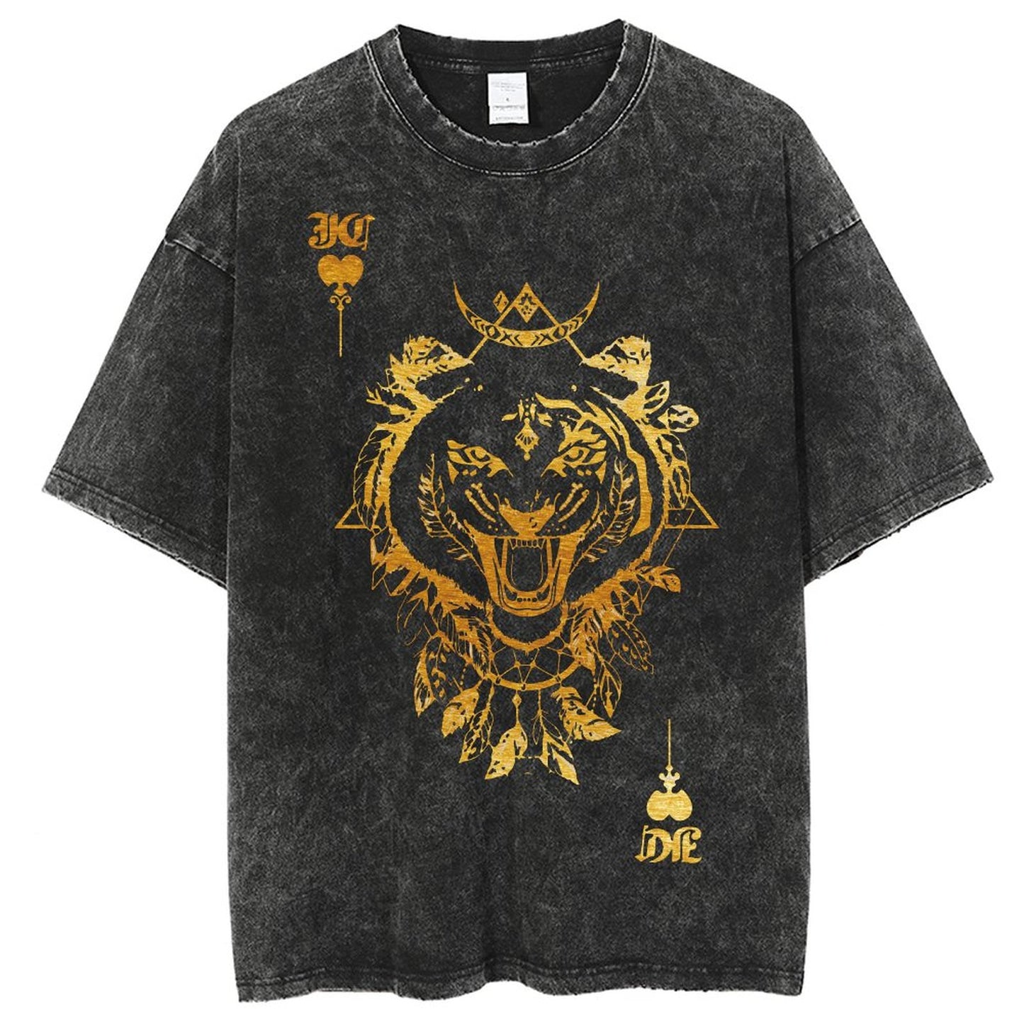 Mens Cotton Wash Solid T-Shirts Oversized Unisex Short Sleeve Streetwear Rap Hip Hop Basic Tee Tops 2305101621