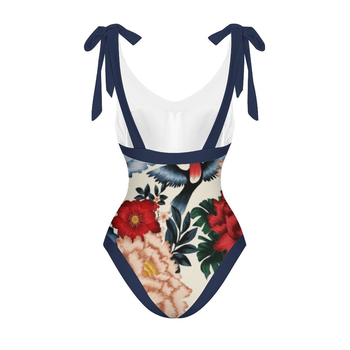 Casual Printed One-Piece Swimsuit And Cover Up 2305104408