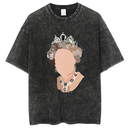Unisex Vintage Solid Wash T-Shirts 2305103967