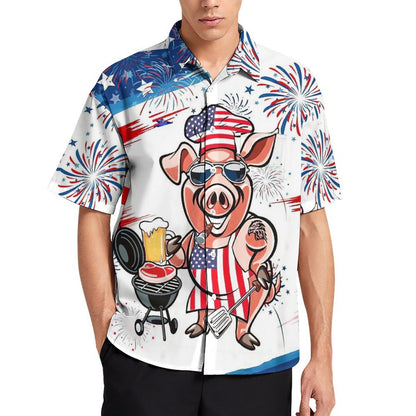 Men's Hawaiian Casual Short Sleeve Shirt 2306105795