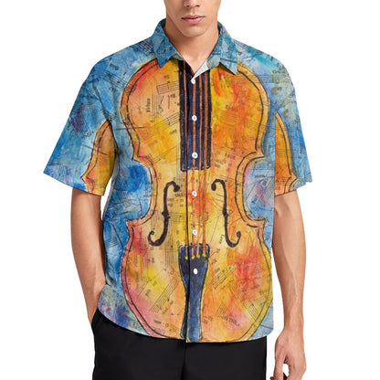 Men's Hawaiian Print Resort Shirt 2305102032