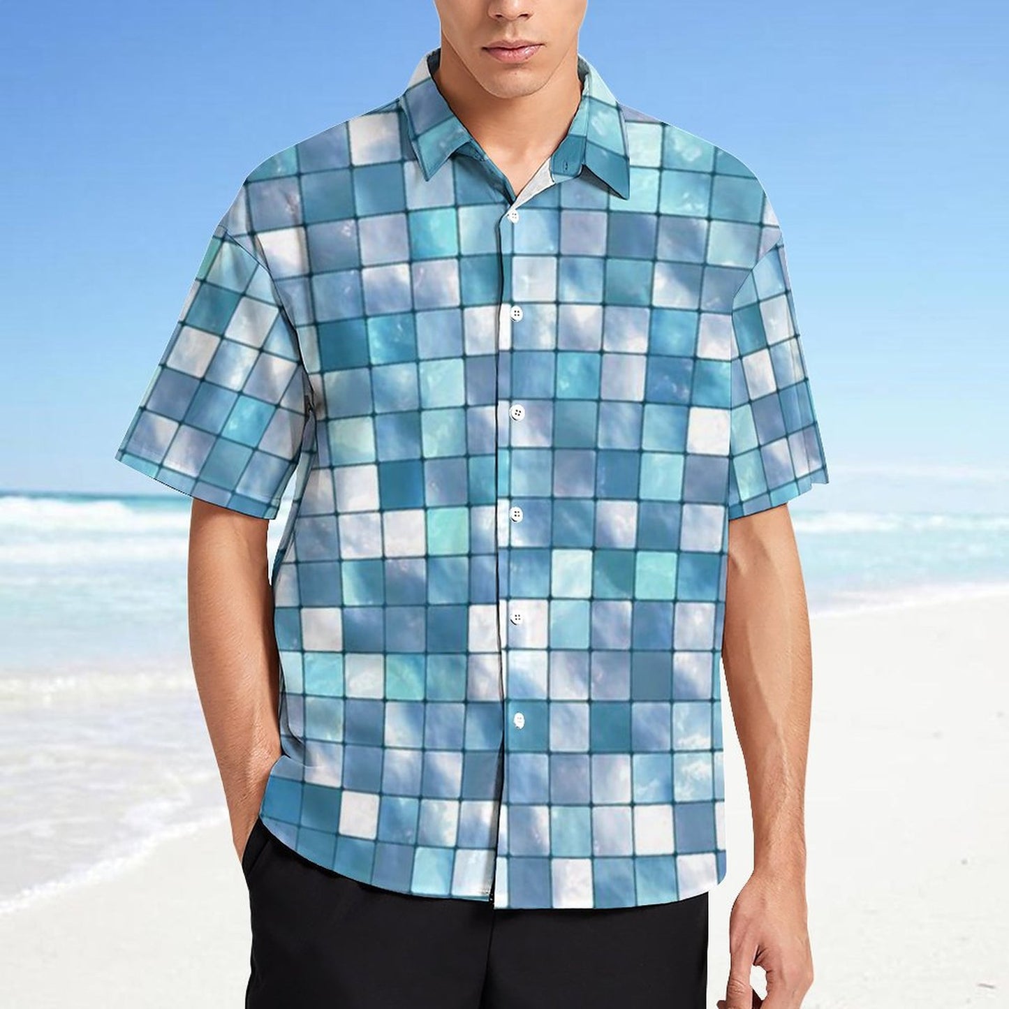 Men's Fashion Casual Printed Short Sleeve Shirts 2306101893