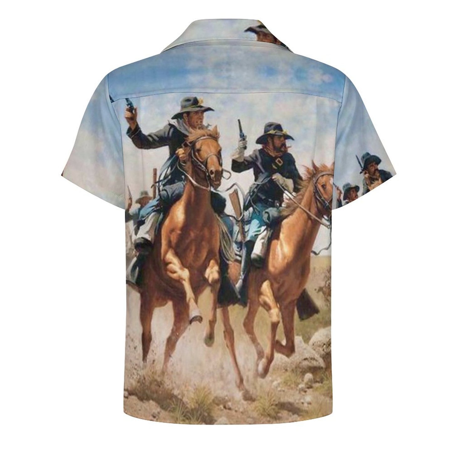 Men's Hawaiian Casual Short Sleeve Shirt 2305101807