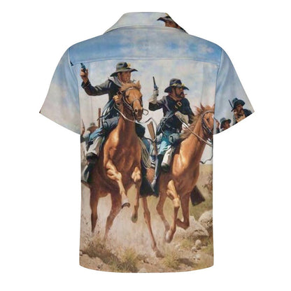 Men's Hawaiian Casual Short Sleeve Shirt 2305101807