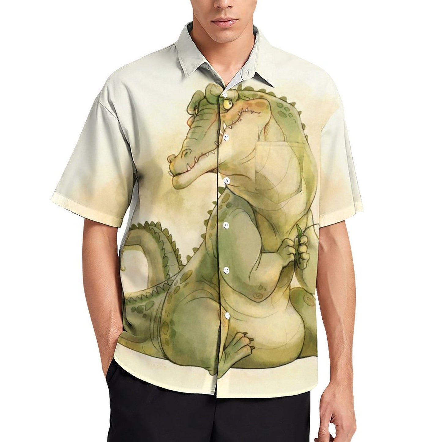Men's Hawaiian Casual Short Sleeve Shirt 2306103507