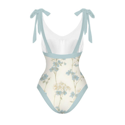 Casual Printed One-Piece Swimsuit And Cover Up 2305102474