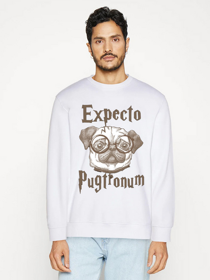Unisex Round Neck Casual Printed Long Sleeve Sweatshirt