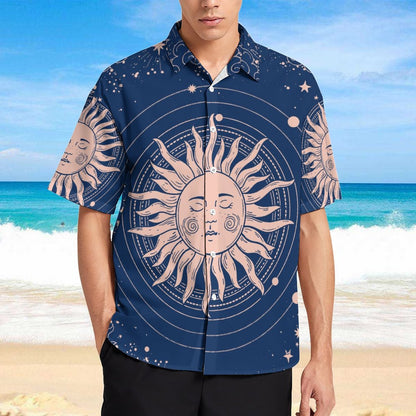 Men's Fashion Casual Printed Short Sleeve Shirts 2306100964