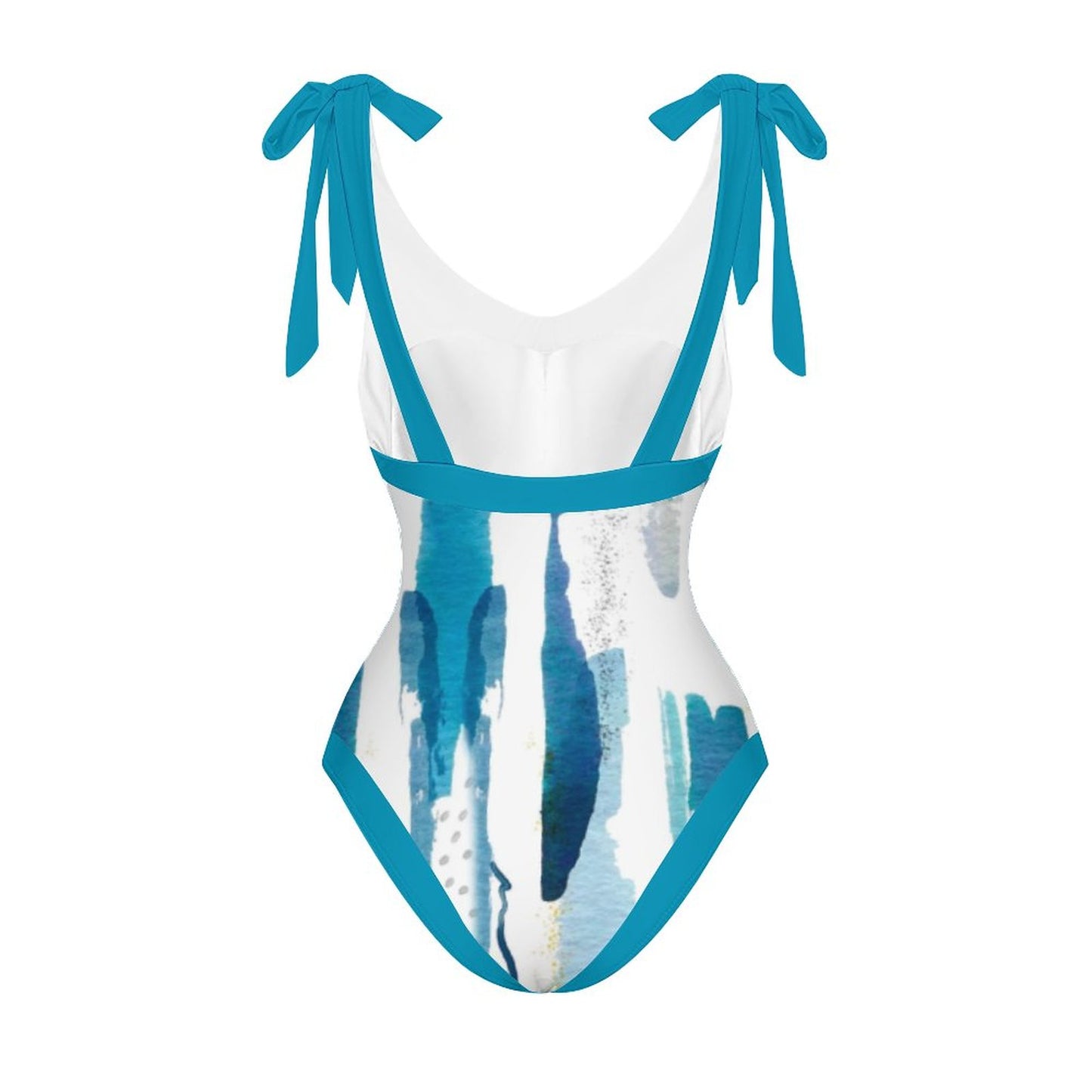 Casual Printed One-Piece Swimsuit And Cover Up 2305103358