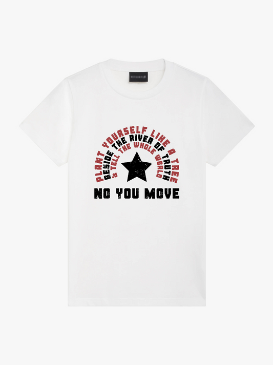 Women's Casual Marvel No You Move Printed Round Neck Short Sleeve T-Shirt