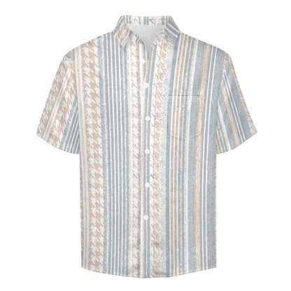 Men's Hawaiian Print Lapel Shirt 2304103754