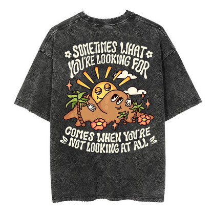 Mens Cotton Wash Solid T-Shirts Oversized Unisex Short Sleeve Streetwear Rap Hip Hop Basic Tee Tops