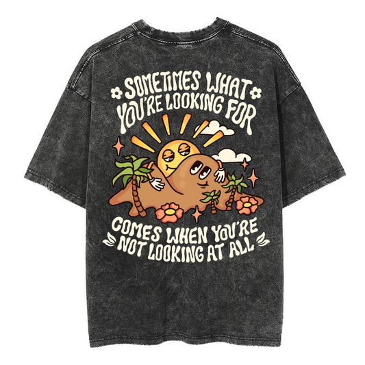 Mens Cotton Wash Solid T-Shirts Oversized Unisex Short Sleeve Streetwear Rap Hip Hop Basic Tee Tops