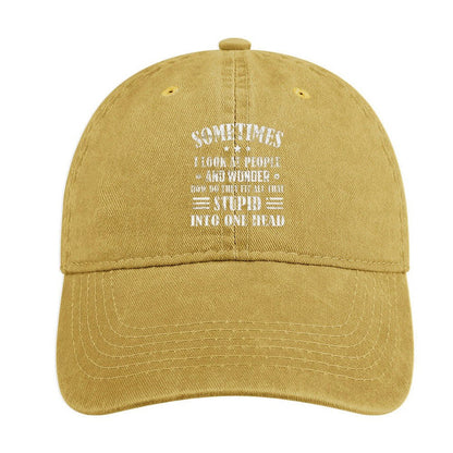 JOC Washed Denim Baseball Cap 2305102342