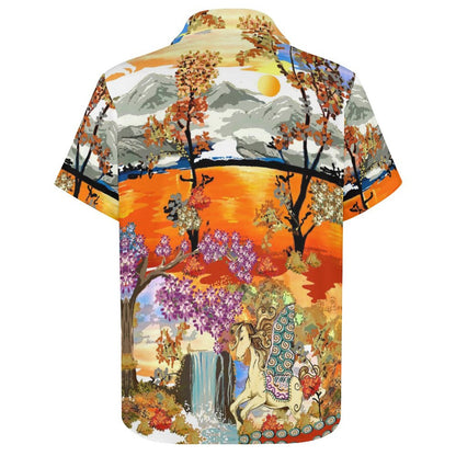 Men's Hawaiian Casual Short Sleeve Shirt 2306105724