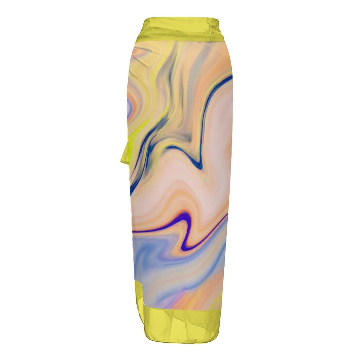 Casual Printed One-Piece Swimsuit And Cover Up 2305102426