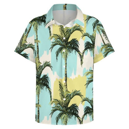 Men's Fashion Casual Printed Short Sleeve Shirts 2306103813