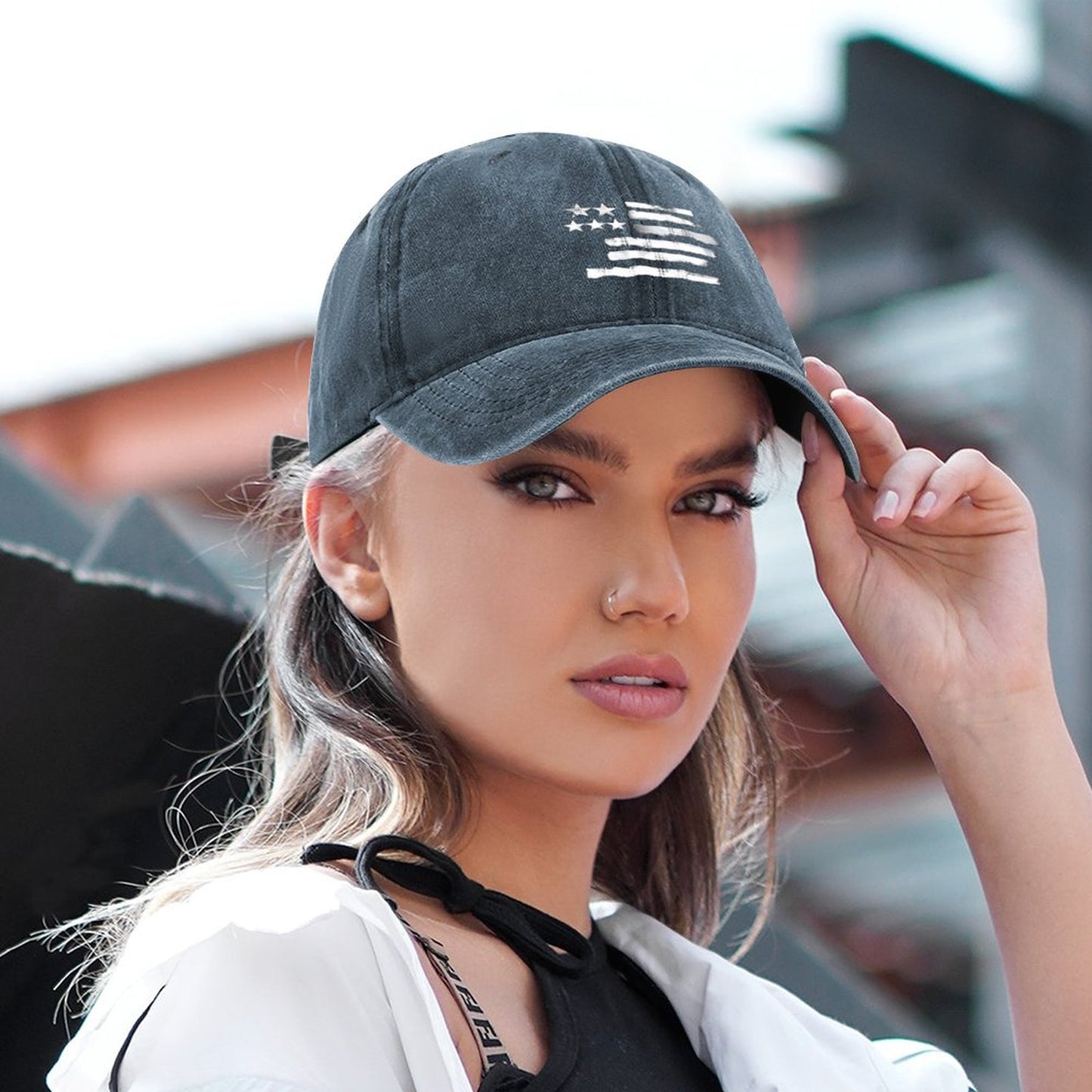 JOC Washed Denim Baseball Cap 2305102809