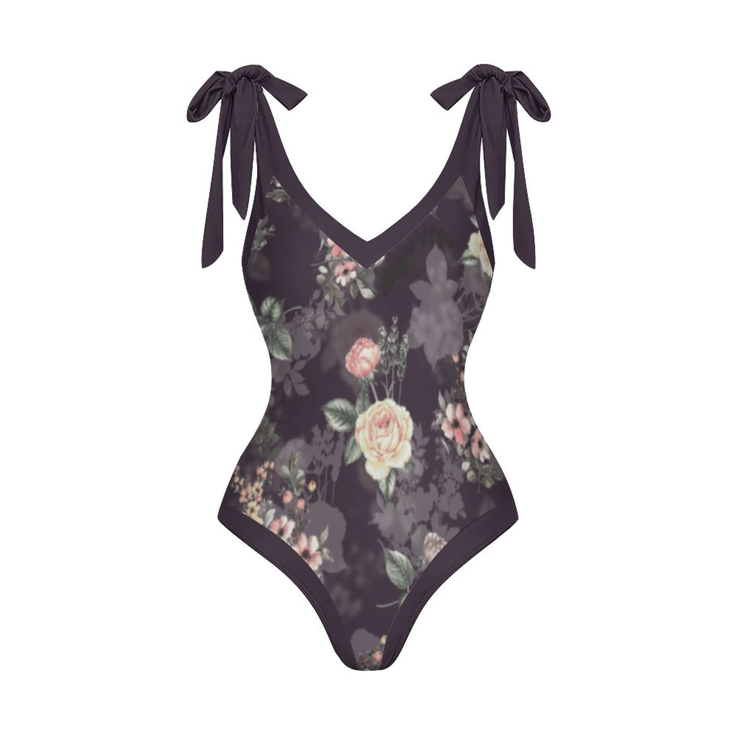 Casual Printed One-Piece Swimsuit And Cover Up 2305102493