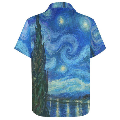 Men's Hawaiian Print Resort Shirt 2305101784