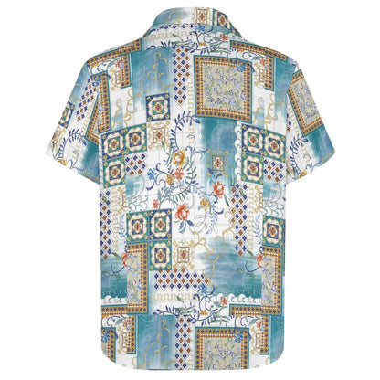 Men's Hawaiian Print Resort Shirt 2304102444