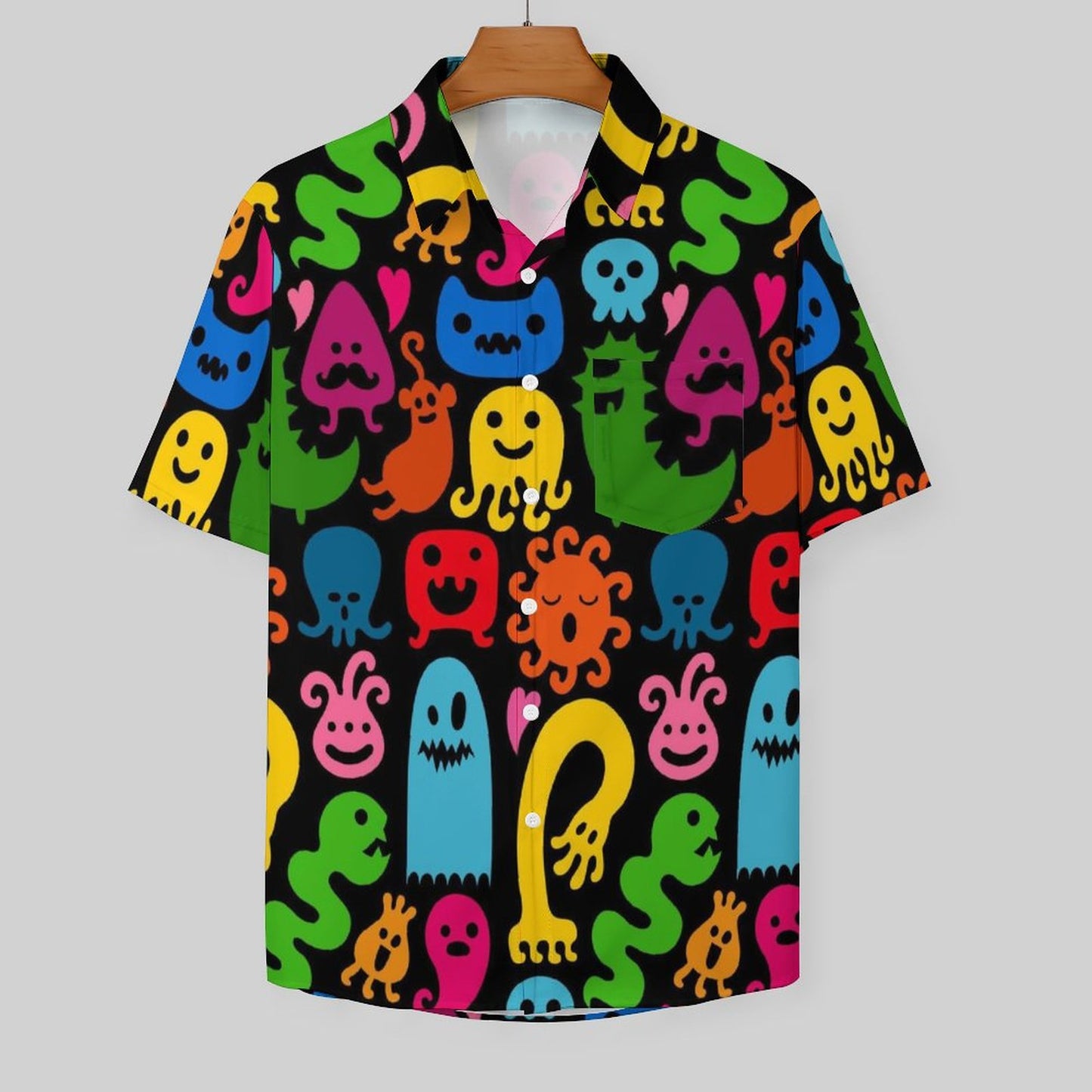 Men's Hawaiian Casual Short Sleeve Shirt 2306105789