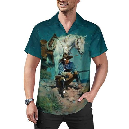 Men's Hawaiian Casual Short Sleeve Shirt 2305101803