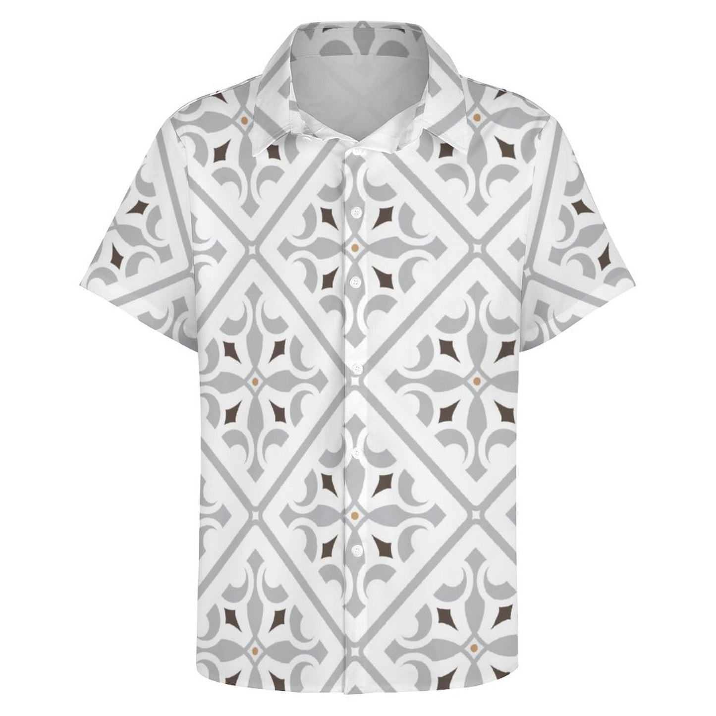 Men's Fashion Casual Printed Short Sleeve Shirts 2306100445