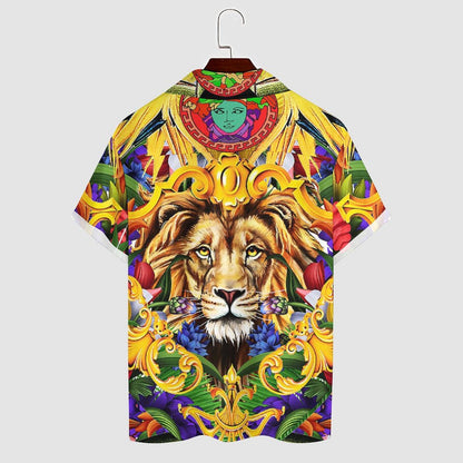 Men's Hawaiian Print Casual Shirt 2304105591
