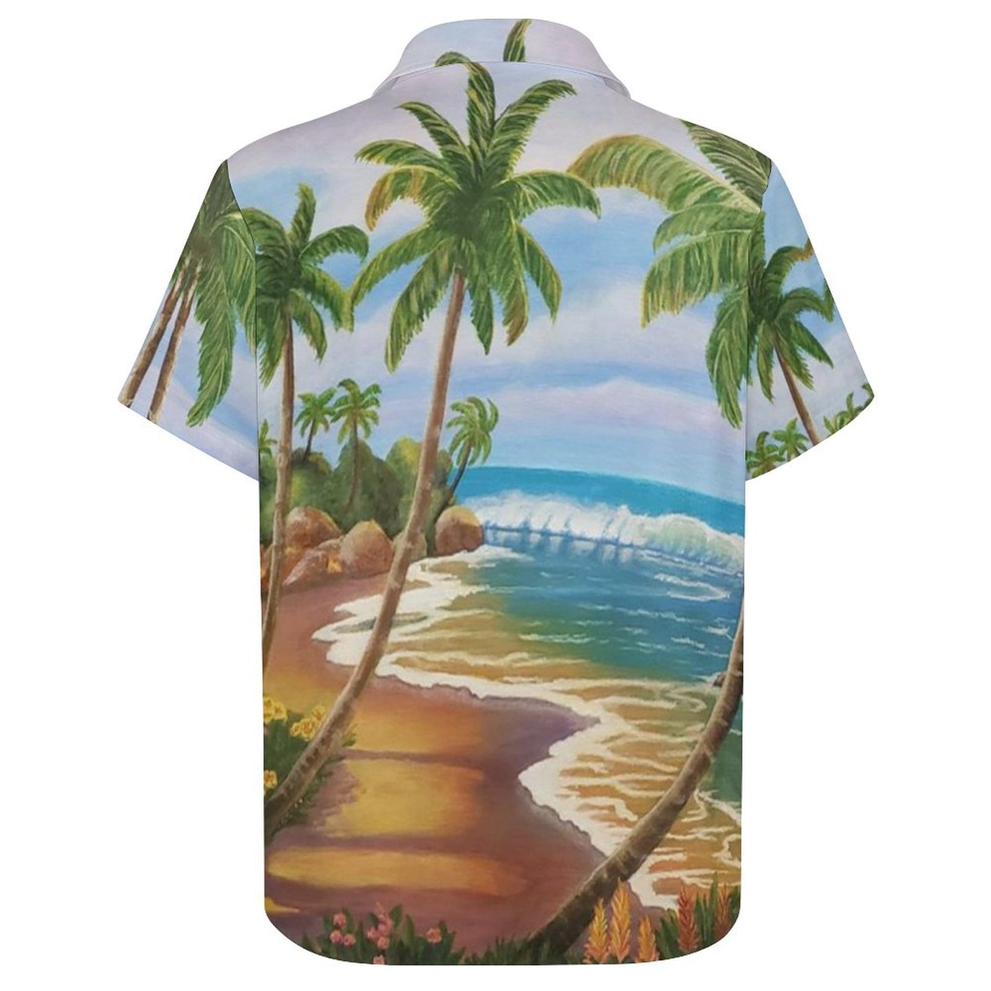 Men's Hawaiian Print Resort Shirt 2304109193