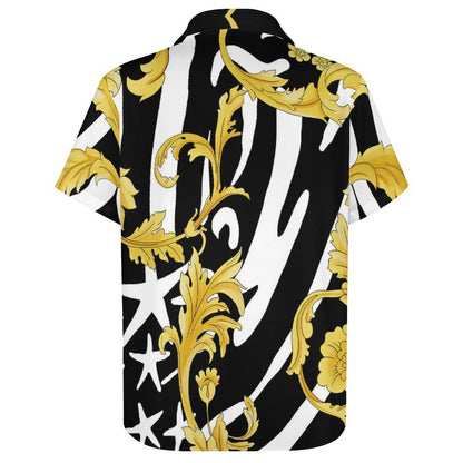 Men's Fashion Casual Printed Short Sleeve Shirts 2306100026