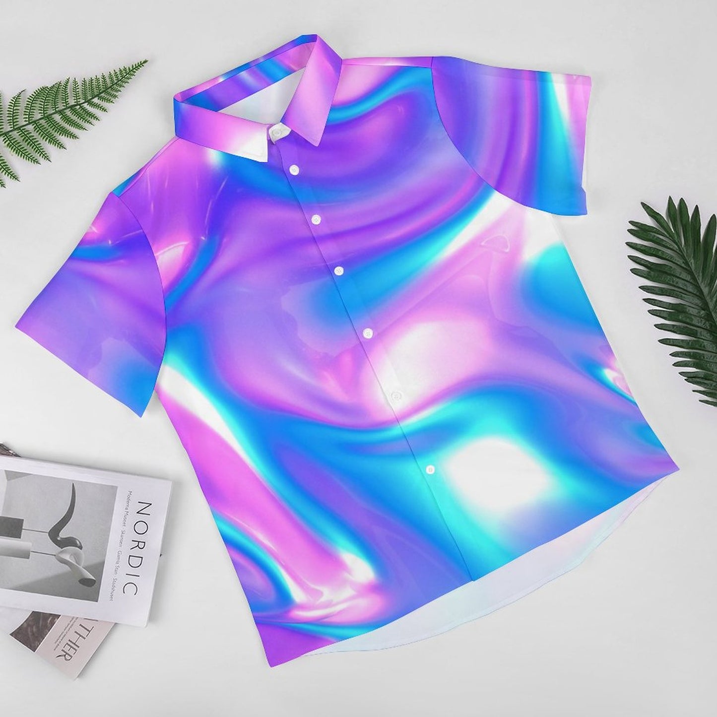 Men's Fashion Casual Printed Short Sleeve Shirts 2306101733