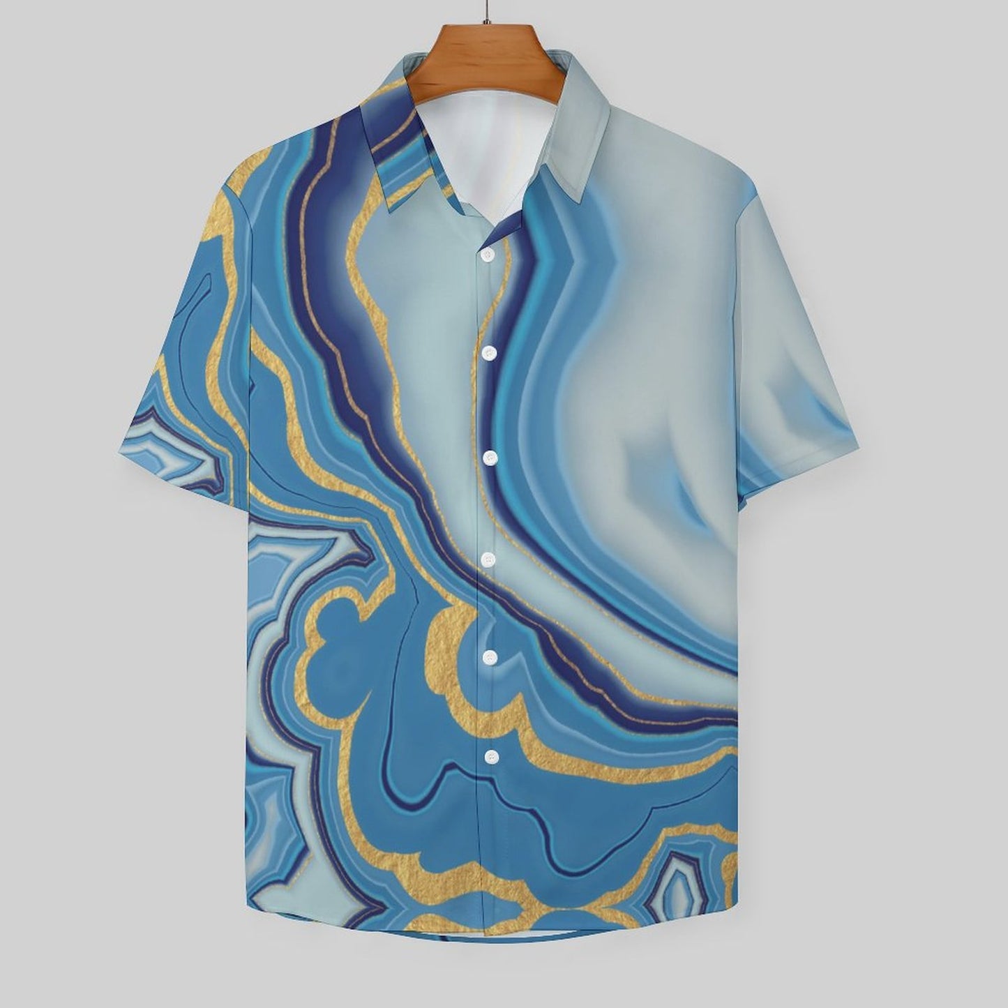 Men's Hawaiian Print Resort Shirt 2305102186