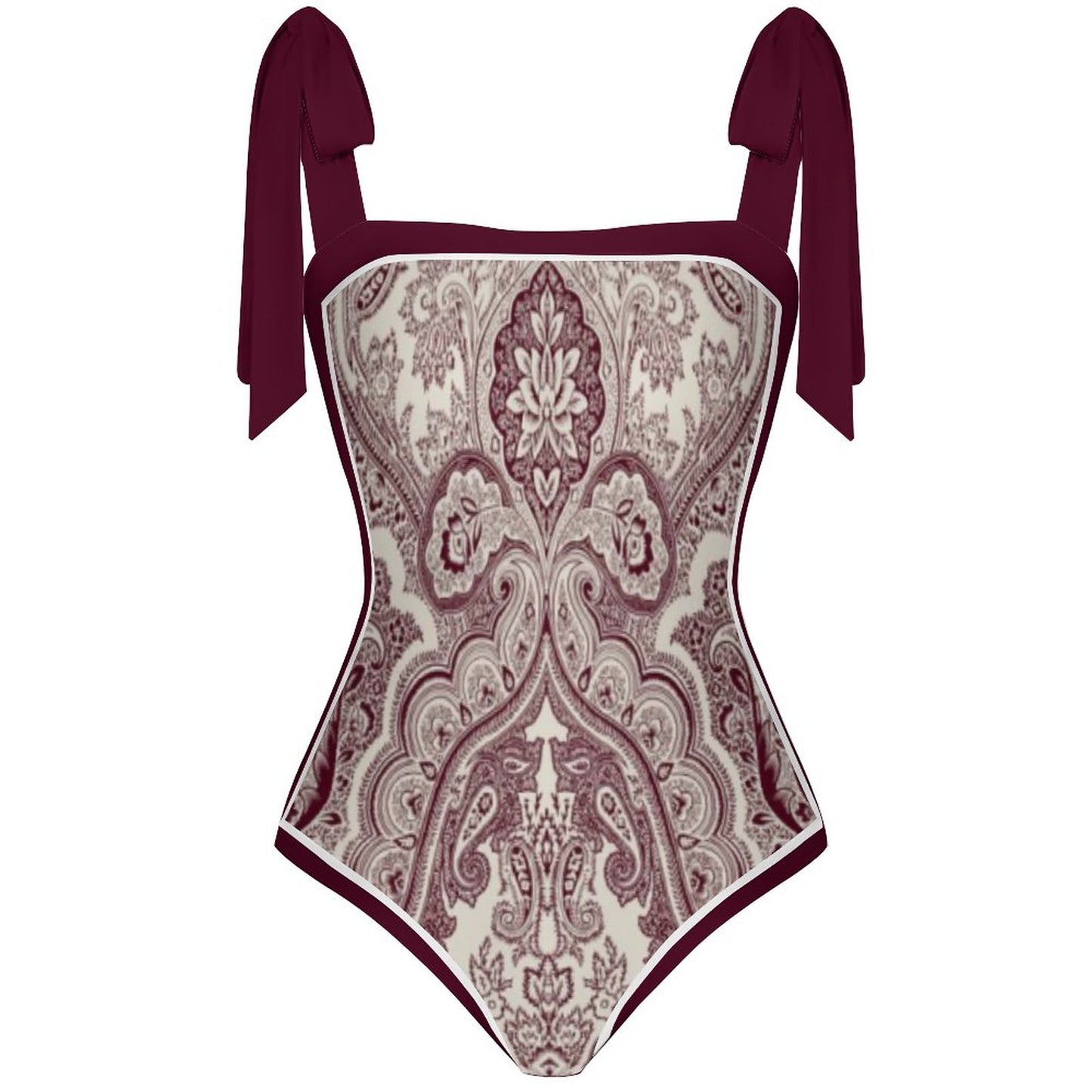 Fashion Printed One Piece Swimsuit And Cover Up 2305104542