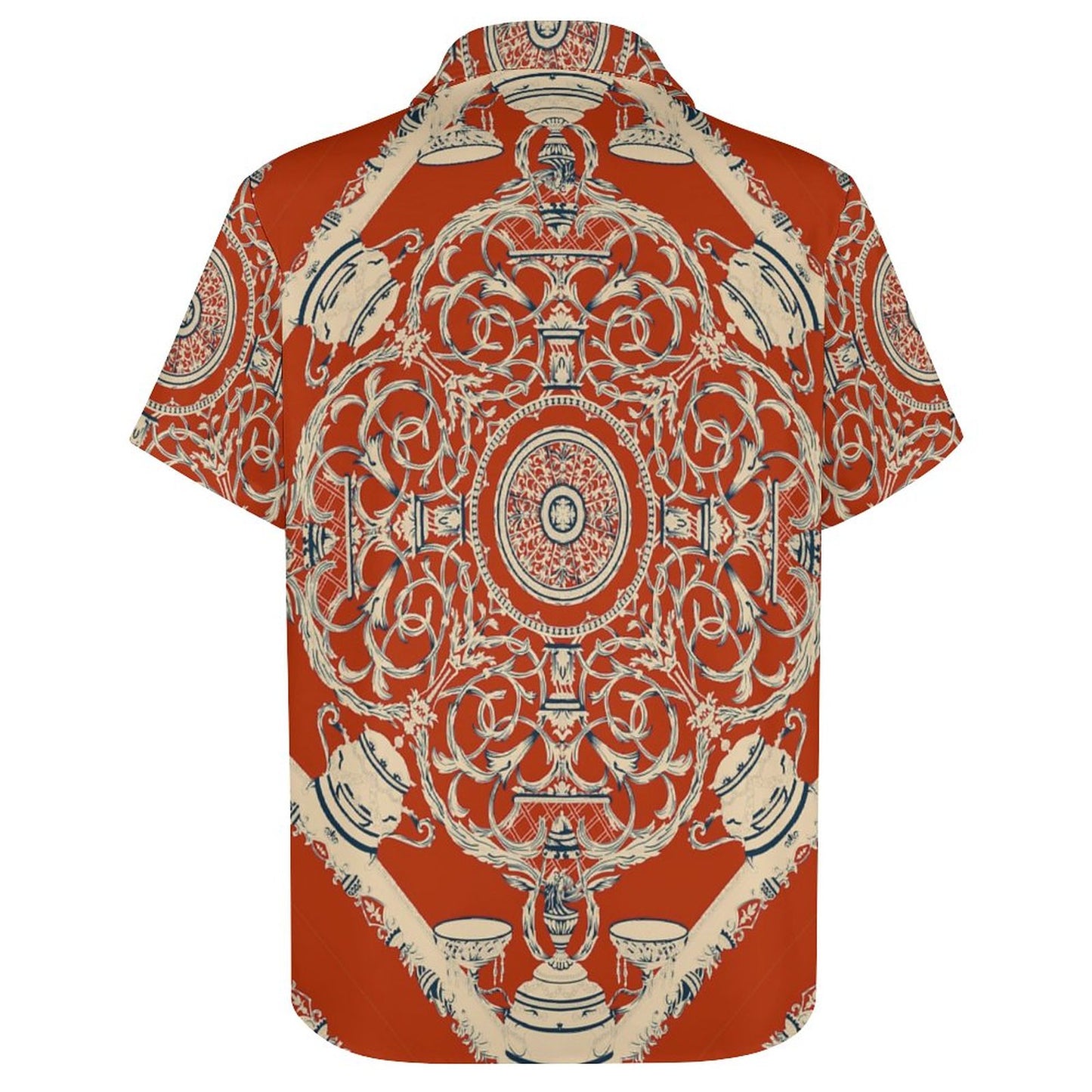 Men's Fashion Casual Printed Short Sleeve Shirts 2306101073