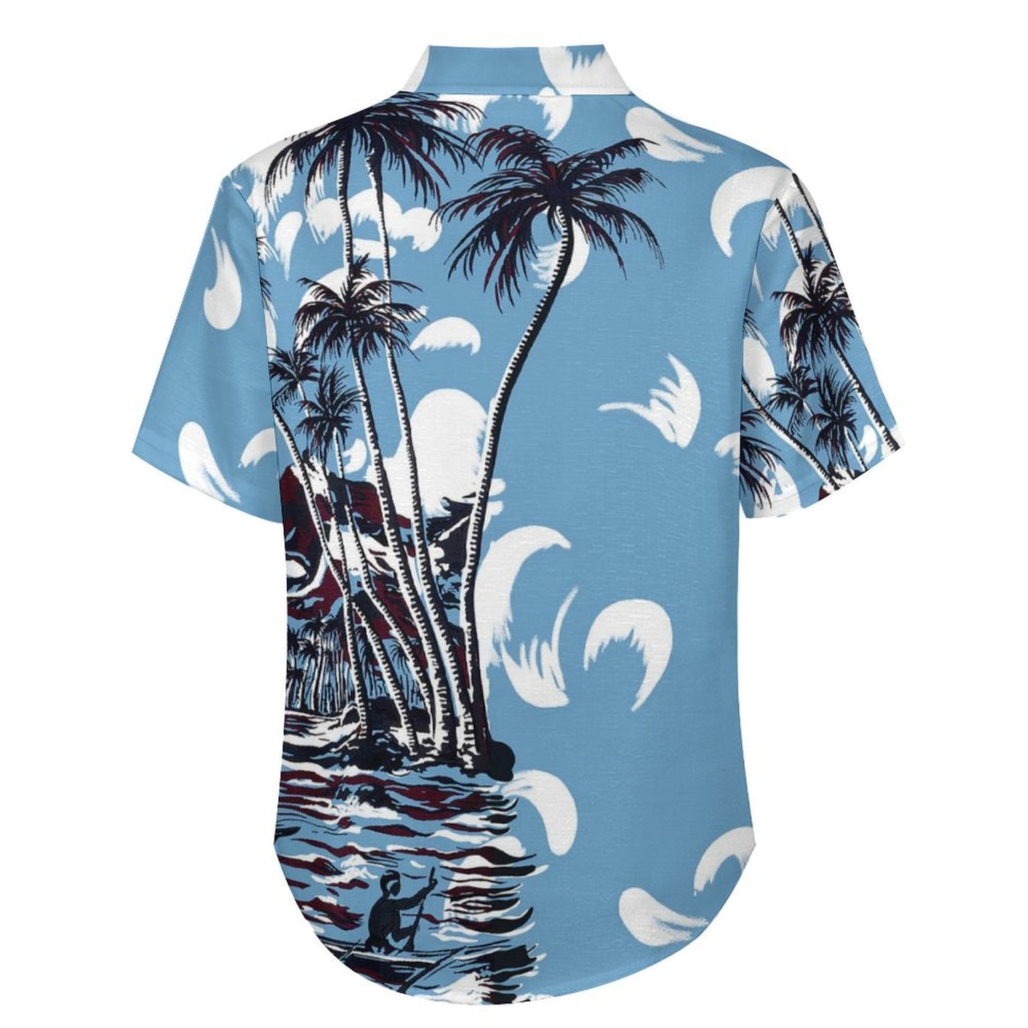Men's Beach Botanical Print Vacation Hawaiian Shirt 2306104581