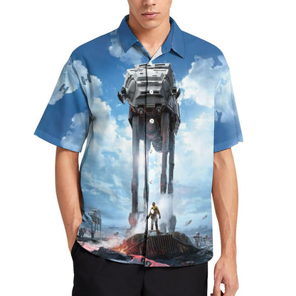 Men's Fashion Casual Printed Short Sleeve Shirts 2306101617