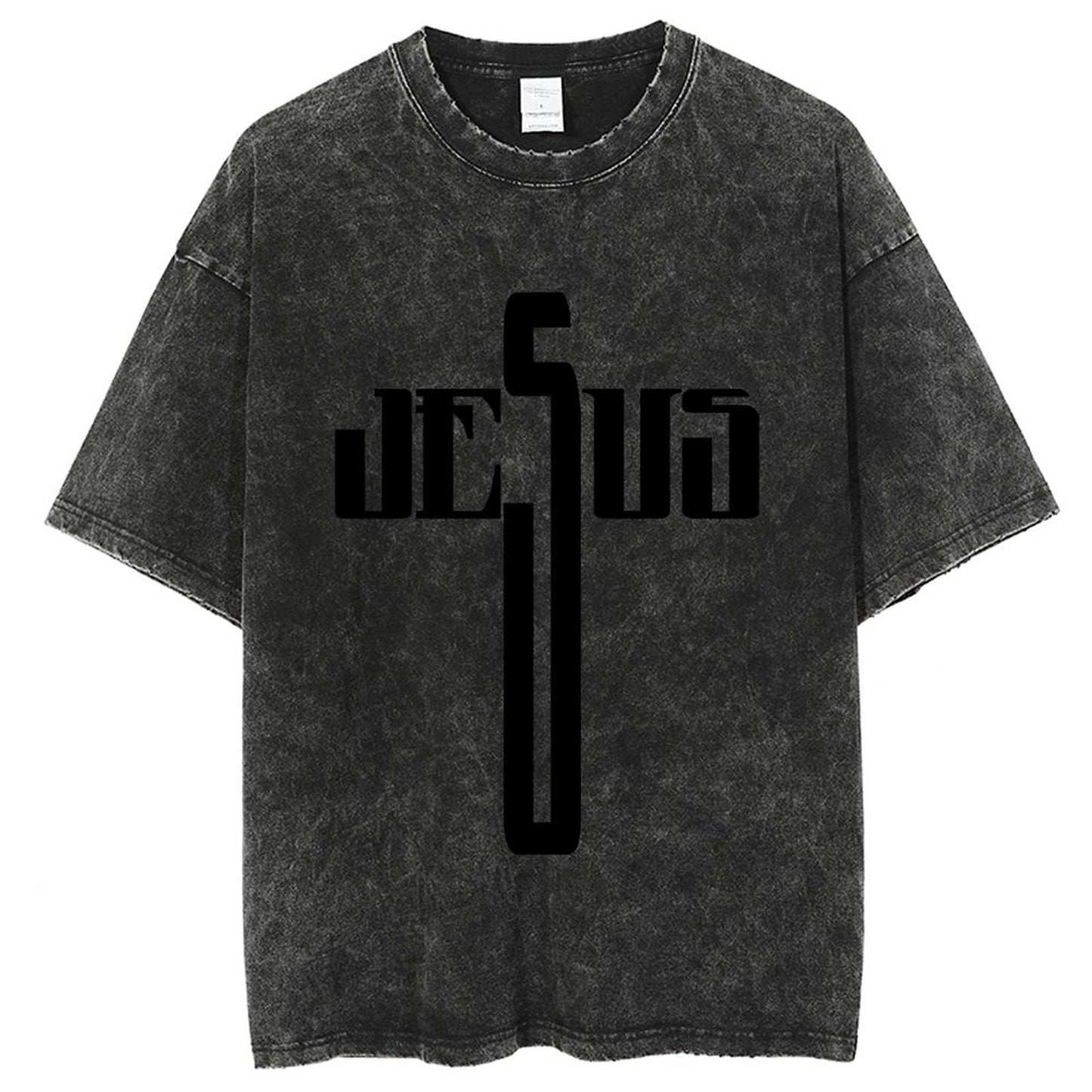 Unisex Vintage Solid Wash T-Shirts 2305103955