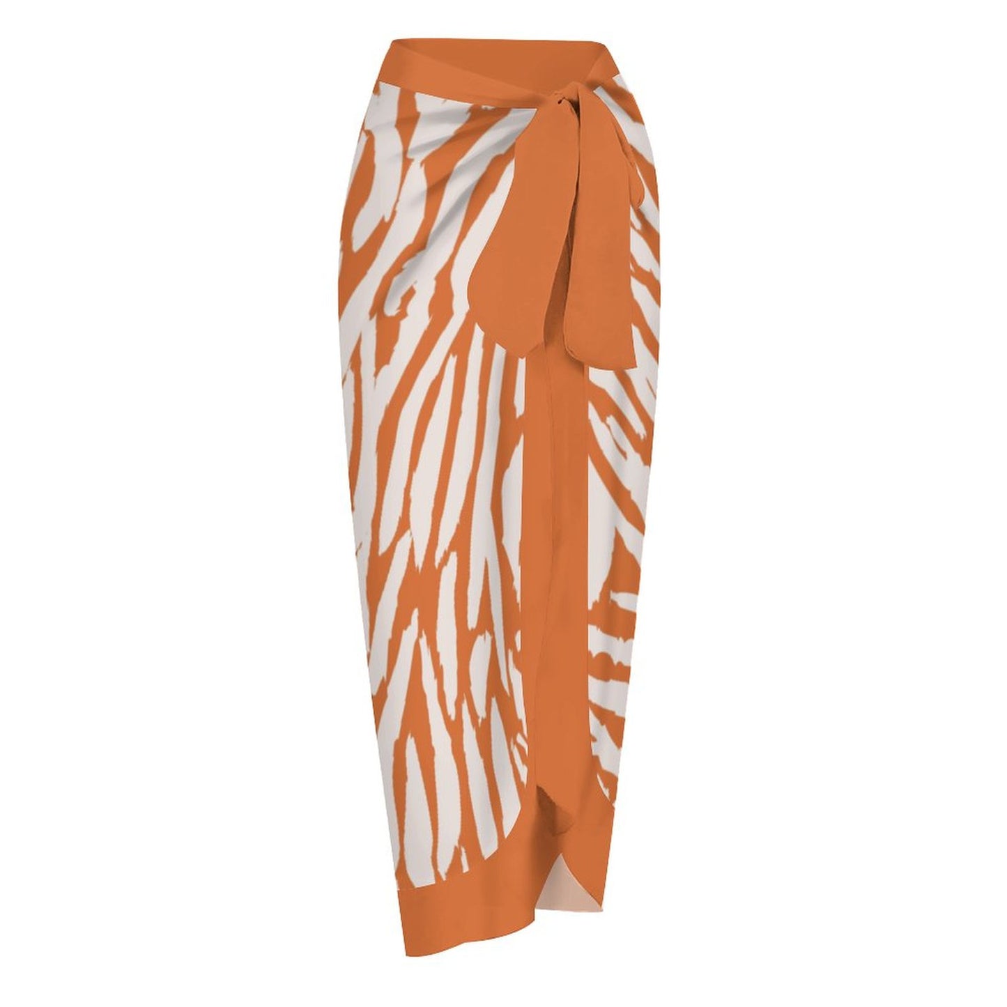 Casual Printed One-Piece Swimsuit And Cover Up 2305104032