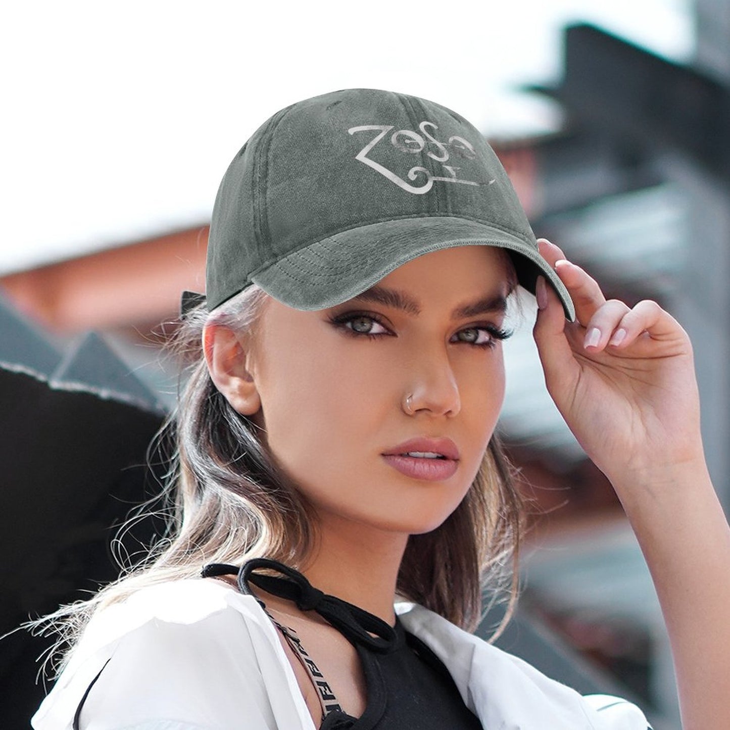 JOC Washed Denim Baseball Cap 2305101733