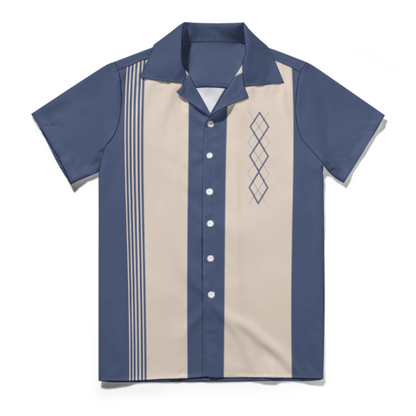 Men's Hawaiian Print Casual Shirt 2304104803