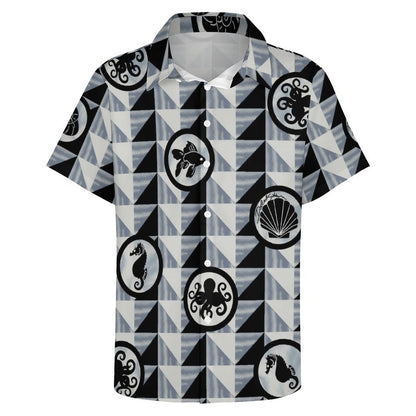 Men's Fashion Casual Printed Short Sleeve Shirts 2305107166
