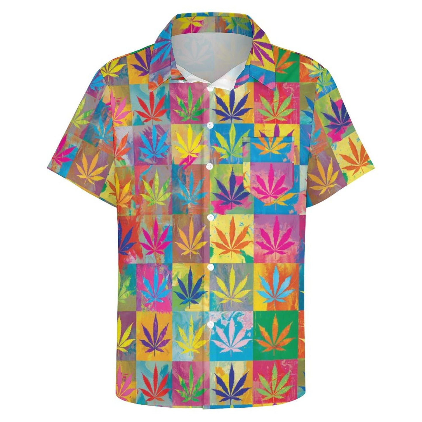 Men's Hawaiian Casual Short Sleeve Shirt 2306103349