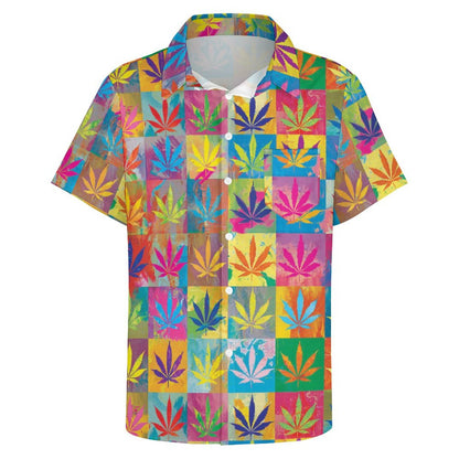 Men's Hawaiian Casual Short Sleeve Shirt 2306103349
