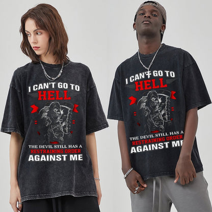 Unisex Vintage Solid Wash T-Shirts 2305104092