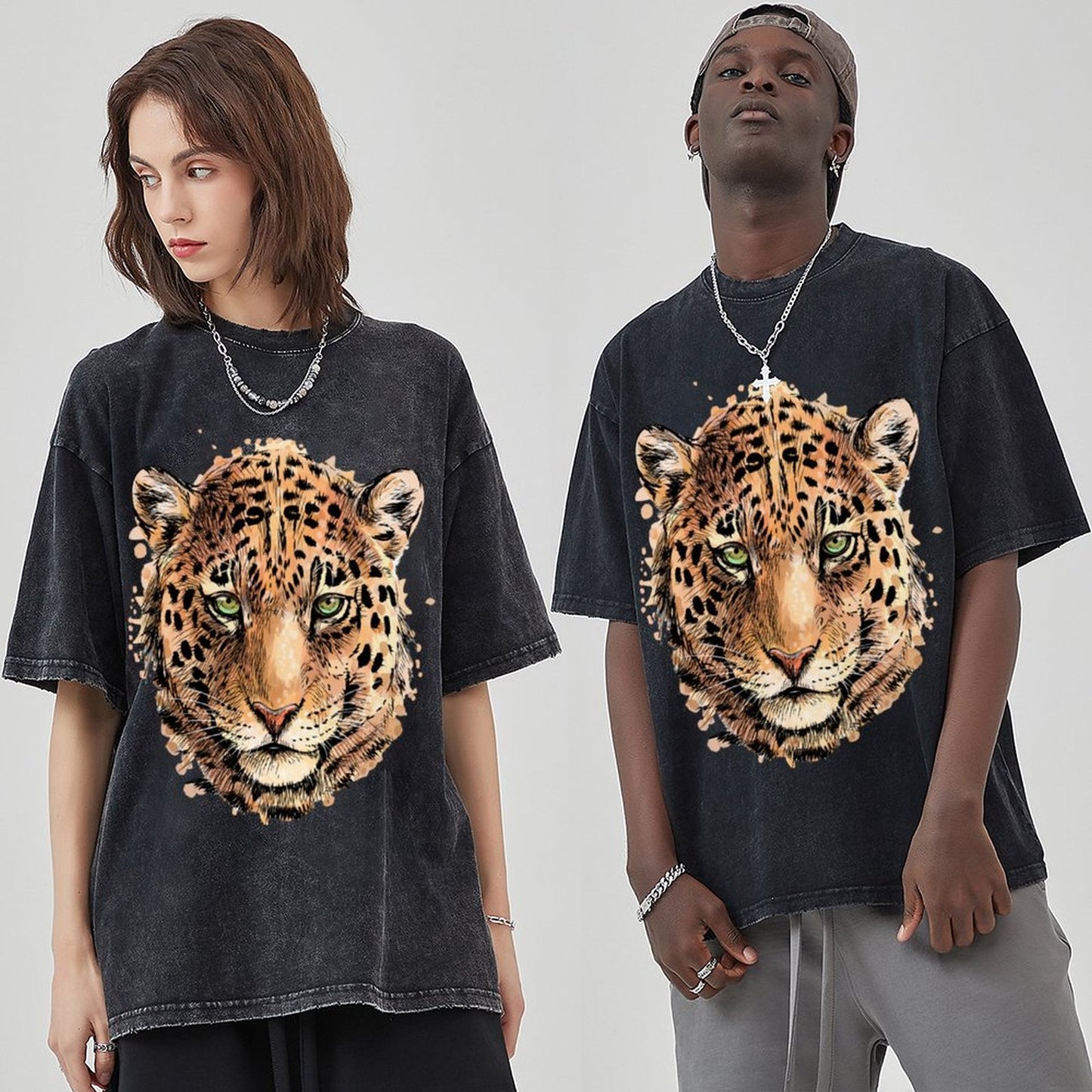 Unisex Vintage Solid Wash T-Shirts 2305101615