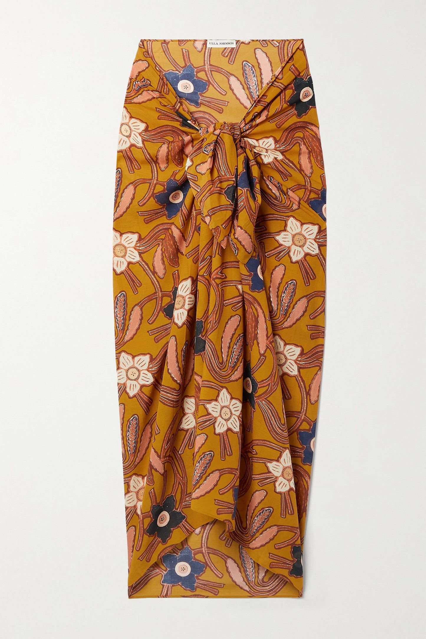 Fashion Floral-print One Piece Swimsuit and Cover Up